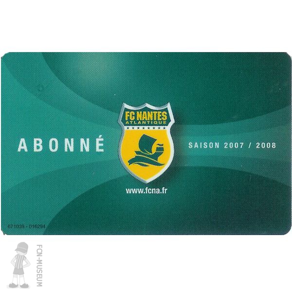 Abonnement 2007-08