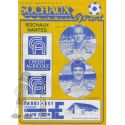 1984-85 11ème j Sochaux Nantes (Progra...