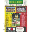 1997-98 12ème j Nantes Lyon (Programme)