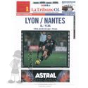 2004-05 14ème j Lyon Nantes (Programme)