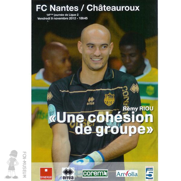 2012-13 14ème j Nantes Châteauroux (Programme)