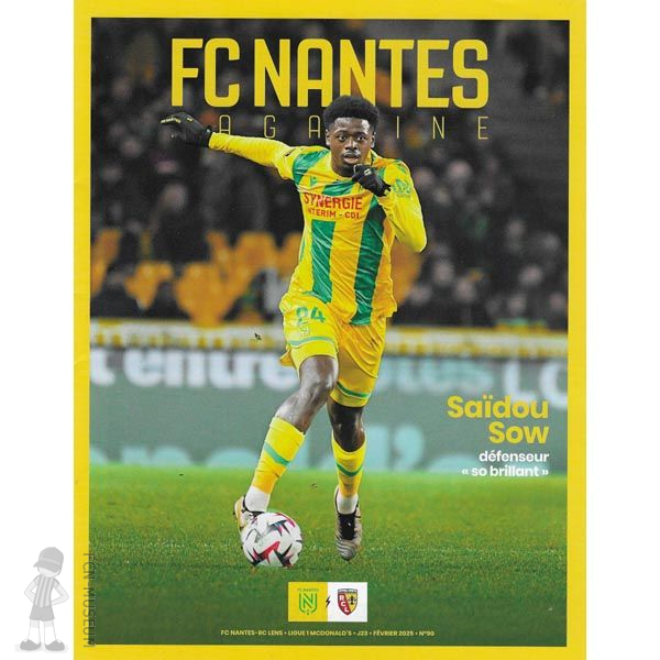 2024-25 23ème j Nantes Lens (Programme)