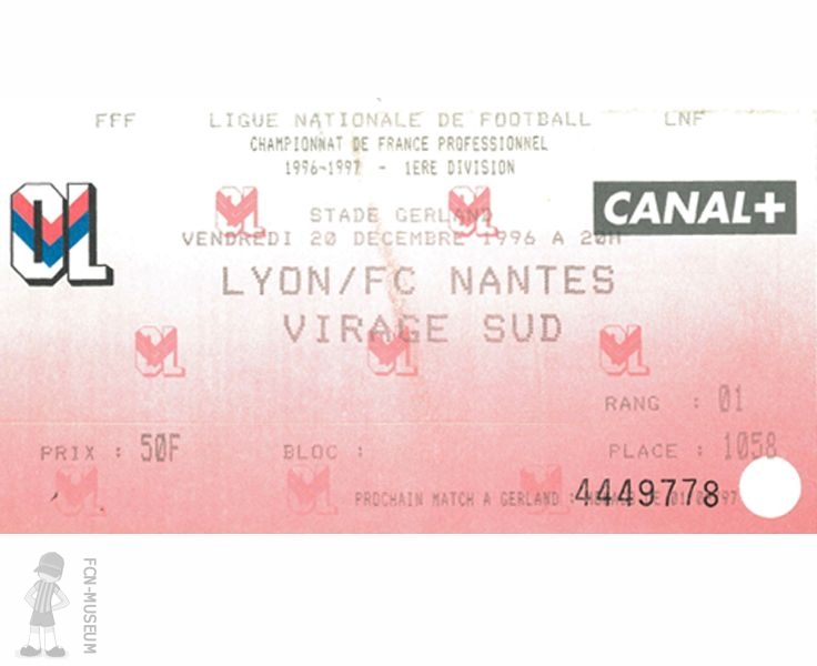 1996-97 23ème j Lyon Nantes