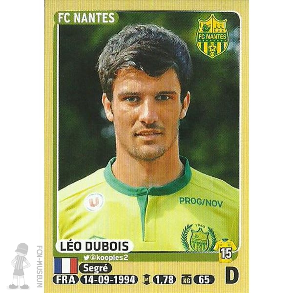 2015-16 DUBOIS Léo (Panini)