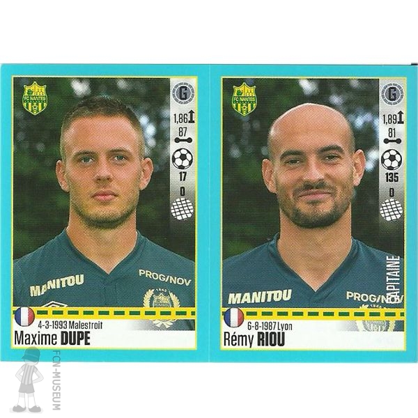 2016-17 DUPE & RIOU (Panini)