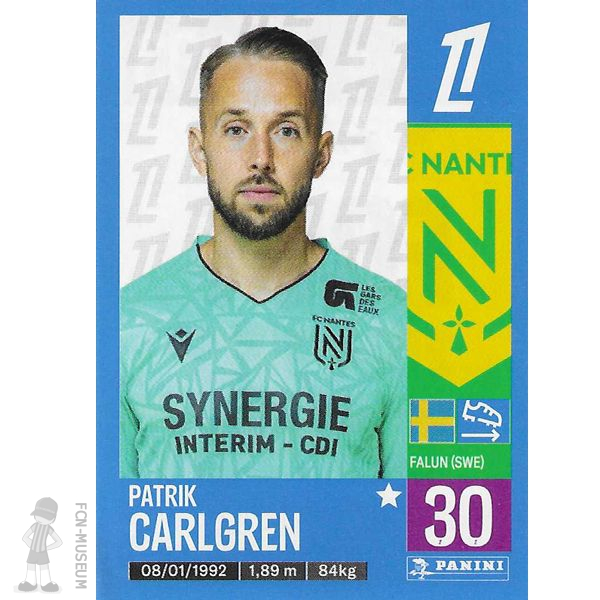 2024-25 CARLGREN Patrik (Panini)