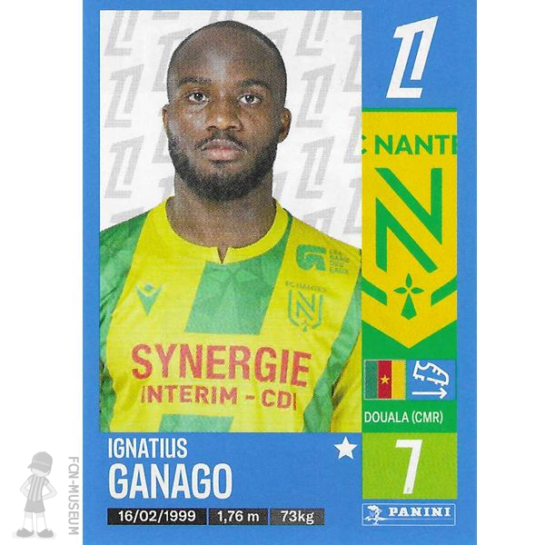 2024-25 GANAGO Ignatius (Panini)