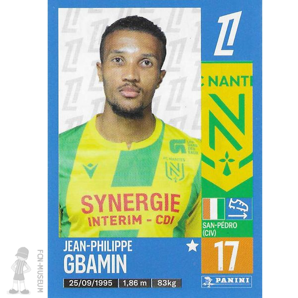 2024-25 GBAMIN Jean-Philippe (Panini)