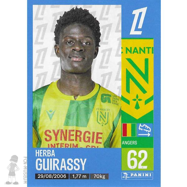 2024-25 GUIRASSY Bahereba (Panini)