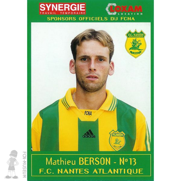 1999-00 BERSON Mathieu