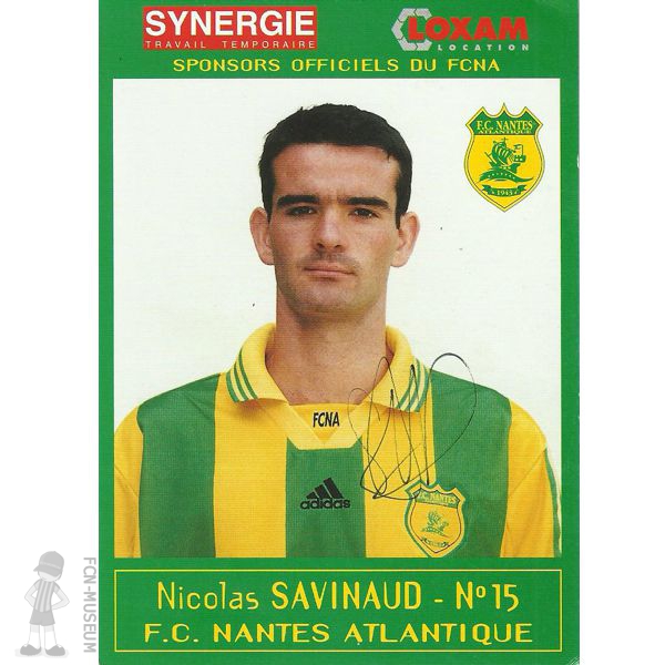 1999-00 SAVINAUD Nicolas - 2