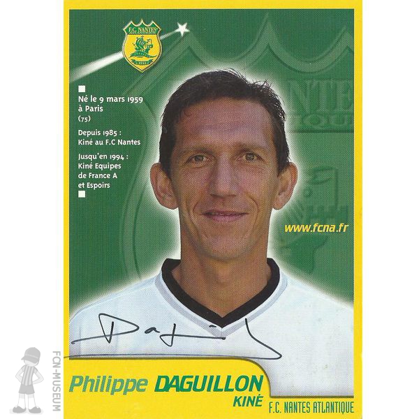 2001-02 DAGUILLON Philippe