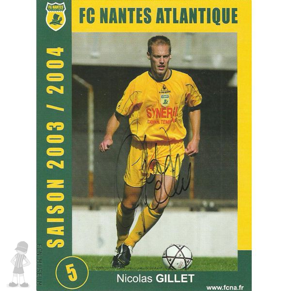 2003-04 GILLET Nicolas