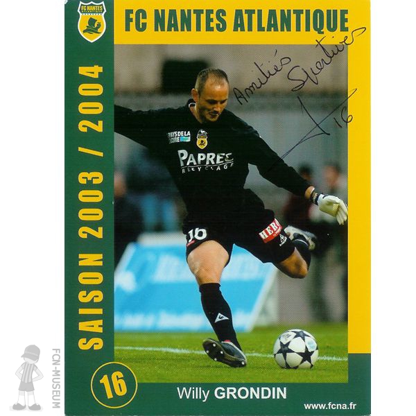 2003-04 GRONDIN Willy