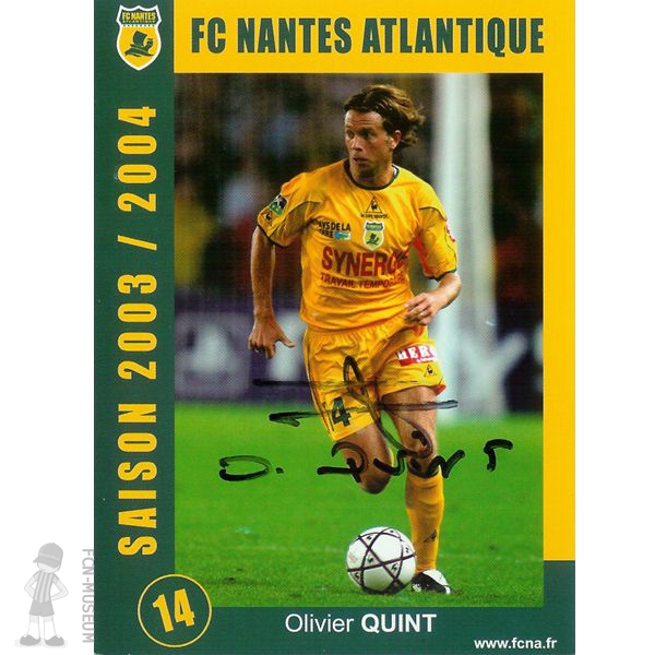 2003-04 QUINT Olivier