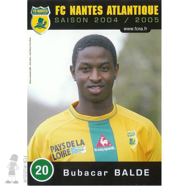 2004-05 BALDE Bubacar