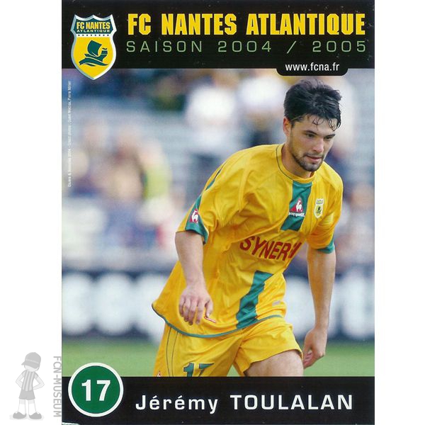 2004-05 TOULALAN Jérémy