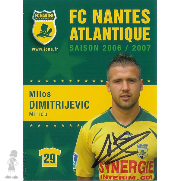 2006-07 DIMITRIJEVIC Milos